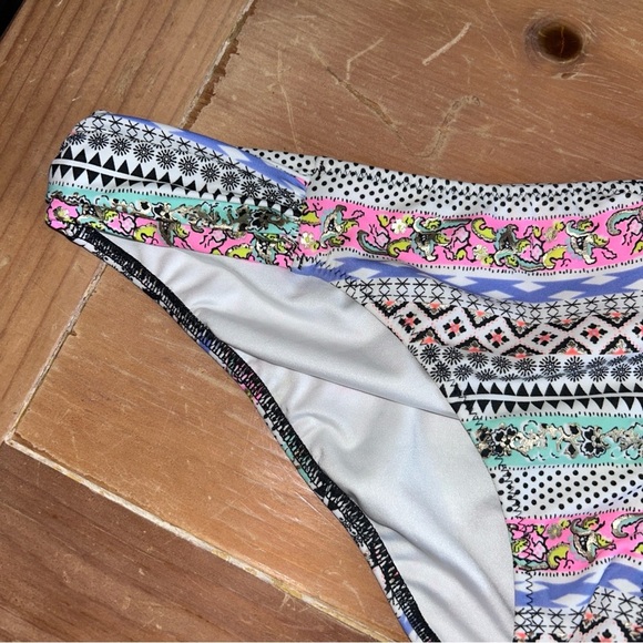 Victoria's Secret Geometric and Animal Print Bikini Bottom - Picture 2 of 4
